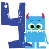 Monster birthday 4years