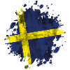 Drapeau suède suède