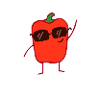 Paprika vegetable motif