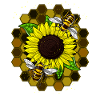 Sonnenblumenbienen Hippie