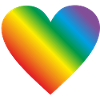 Lgbt Regenbogen Herz
