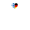 Grèce Allemagne flag Deux pays
