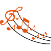 music notes design
