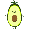Cute avocado