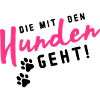 hunden die mit den