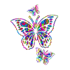 bunter Schmetterling, Geschenk, Geschenkidee