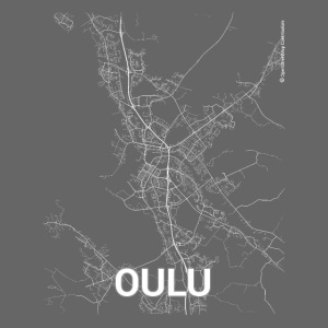 Oulu city map and streets