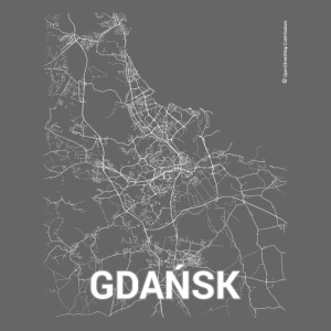 Gdansk city map and streets