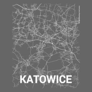 Katowice city map and streets