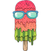 Melonen-Eis (Sonnenbrille)