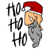 Santa Claus hohoho depri
