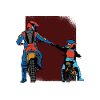 Papa and Son Motocross