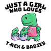 Mère maman dino bébé