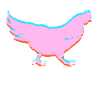 Chicken Chicken 3D Effect