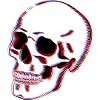 Style 3D de crâne
