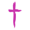 Cross Christianity Religion Purple