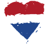 Netherlands flag heart