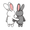 Lapins lapins mignons