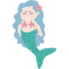 Petite sirène mignonne
