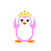 Penguin with crown