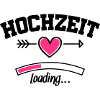 hochzeit loading herz