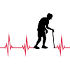Heartbeat EKG grandpa