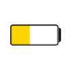 Battery (half-full / half-empty - 40%)