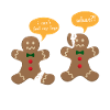 Gingerbread Christmas - Funny Gingerbread Design