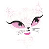 Pussy Deluxe Pink White Cat
