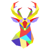 geometric deer