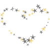 étoiles coeur saint valentin