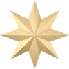 3d christmas star