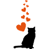 cat hearts