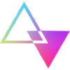 neon farbige Sanduhr