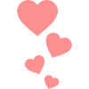 Four hearts - Valentine's day design