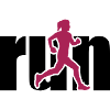 run woman 2 colours
