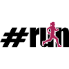run woman 2 colours