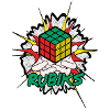 Rubik's Cube Comic Explosion
