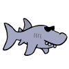 Animated shark design