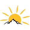 Landschaft - Berge Sonne