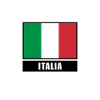 Italien Italiensk flag squadra azzurra