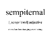 Sempiternal (eternal) definition dictionary