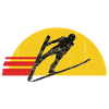 Skispringen Retro Skispringer