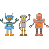 Foglio di robot intelligenza artificiale Kid