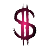 Signe dollar dollar argent