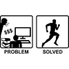 Running solves Problems - Man