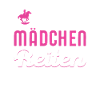 Echte Mädchen reiten