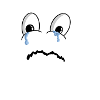 Sad Face Comic Tears