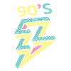 90's retro flash