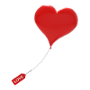 heart shaped balloon